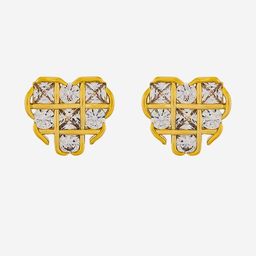 Kushal's Fashion Jewellery Gold-Plated Contemporary Zircon Studded Studs-picture-20