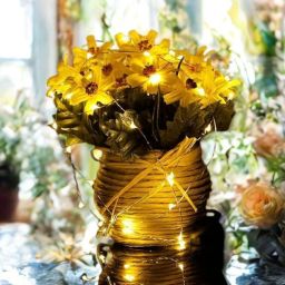 30 LEDs 3 m Yellow Steady String Rice Lights-image-64