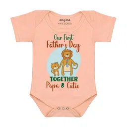Arvesa Happy Father DaysPrinted Romper-46