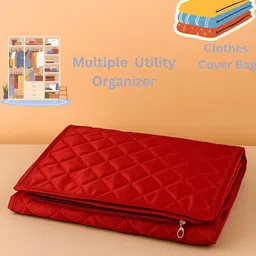 Fessist Maroon Set of 4 Regular Drawer Organiser Organisers image 4