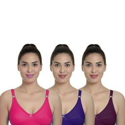 Samvar Multi Cotton Non-Wired Non Padded Minimizer Bra-picture-21
