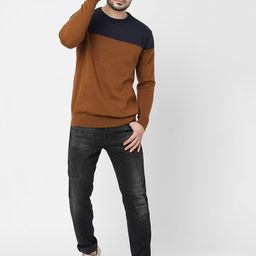 Loopers Men Colourblocked Cotton Sweatshirt-image-103