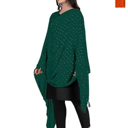 Kemza Pack Of 2 Polka Dots Printed Chiffon Dupatta-picture-47