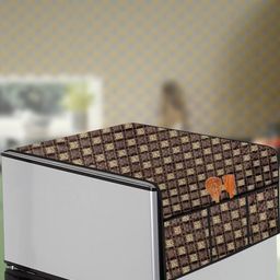The Furnishing Tree Brown Plastic Refrigerator Cover-image-61