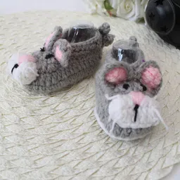 Woonie Unisex Kids Acrylic Booties-image-6