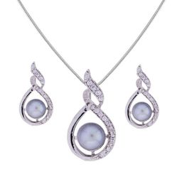 Sri Jagdamba Pearls Dealer Silver Plated Pearls Studded & Beaded Jewellery Set-6