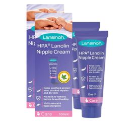 Lansinoh Pack of 2 HPA Lanolin Nipple Cream - 10 ml Each-image-82