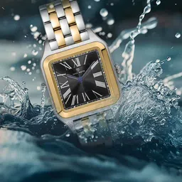 SANSIMAYO Men Stainless Steel Bracelet Style Straps Analogue Watch SM-M-199-TTSG-SG-B-picture-46