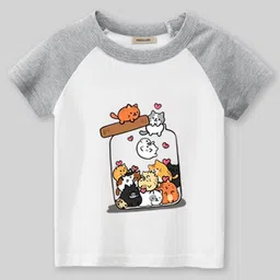 INCLUD Boys Graphic Printed Round Neck Raglan Sleeves T-shirt-image-61