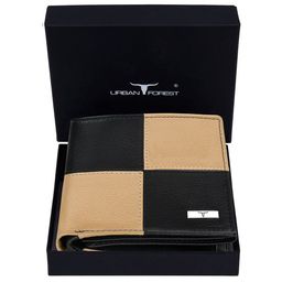 URBAN FOREST Men Colourblocked Leather Two Fold Wallet-20