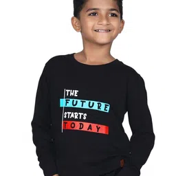 CRAZYPENGUIN ELITE Boys Typography Printed Round Neck Sweatshirt-image-69