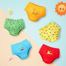 SuperBottoms Kids Pack Of 5 Pure Cotton Basic Briefs BAS-UND-U-V2-BR-WW-4_6Y-5PACK-picture-6
