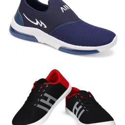 Spotwalk Men Mesh Running Shoes-picture-35