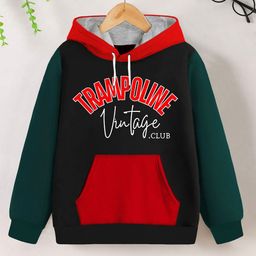 YK X Trampoline Unisex Kids Printed Hooded Sweatshirt-image-26