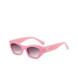 AUGEN Unisex Grey Lens & Pink Cateye Sunglasses with UV Protected Lens VI-SG-208-C2-image-36