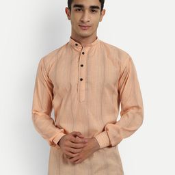 Leipzig Fashion Striped Embroidered Thread Work Short Kurta-38