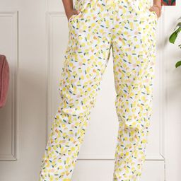 Style Shoes Pack Of 2 Quirky Printed Mid-Rise Lounge Pants-image-26