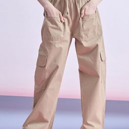 Stylo Bug Girls Smart High-Rise Cargos Trousers-picture-40