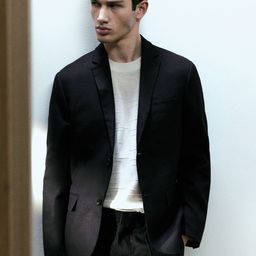 H&M Slim Fit Linen Jacket-10