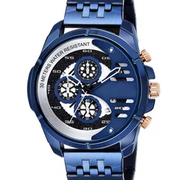 IIK COLLECTION Men Dial & Stainless Steel Bracelet Style Straps Analogue Chronograph-53