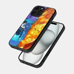 macmerise Cartoon Characters Printed iPhone 16 Pro Max Bumper Case Mobile Accessories-6