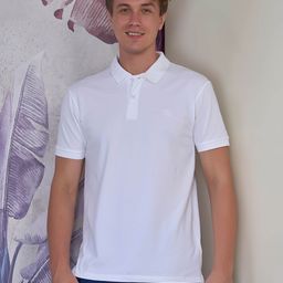 MAXZONE Men Solid Polo Collar Cotton T-shirt-image-73