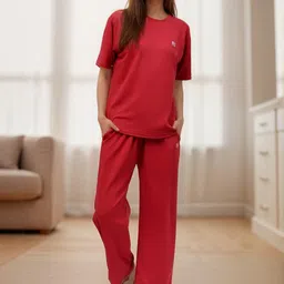 FITIN OUTFIT Women T-Shirt & Trousers Nightdress-picture-8