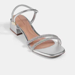 LEMON & PEPPER Women Embellished Party Block Heels Sandals-picture-12