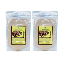 QYKKARE Set Of 2 Reetha Powder For Hair Cleaning - 100 g Each-46