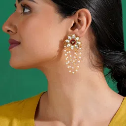 TEEJH Contemporary Drop Earrings-85