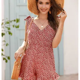 DressBerry Printed with Ruffles Playsuit-picture-20