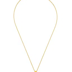 BHIMA 22K BIS Hallmark 916 Purity Yellow Gold Fairy Heart Kids Necklace-86