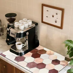 IVAZA Unisex Rose Gold Floor Mats & Dhurries-image-74
