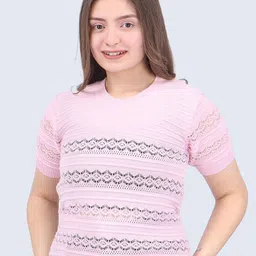 FEVERFEW Self Design Cotton Top-picture-34