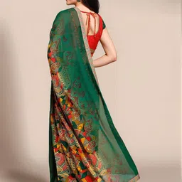 Anouk Rustic Poly Georgette Saree image 4