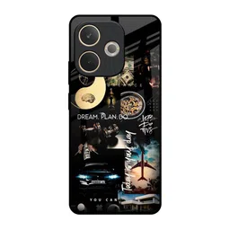 QRIOH Unisex Oppo A5 Pro 5G Typography Shockproof Glass Back Case-picture-47