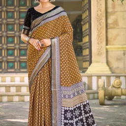 Chandbaali Zalak Floral Pure Cotton Saree-picture-44