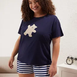 Trendyol Women Printed T-Shirt With Shorts-picture-30