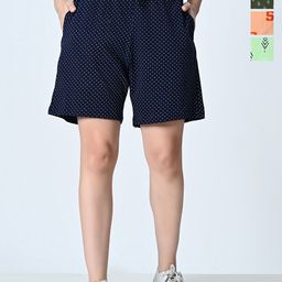 BAESD Women Printed High-Rise Shorts-image-40