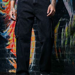 The Roadster Lifestyle Co Men Pure Cotton Relaxed Fit Cargo Jeans-image-30