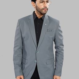 UR ETHICS Slim-Fit Single Breasted Blazer-image-77