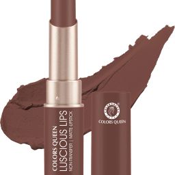 Luscious Lips Long Lasting Non Transfer Creamy Matte Lipstick-image-3