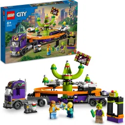 City Space Ride Amusement Truck (433 Blocks) Model Building Kit-image-72
