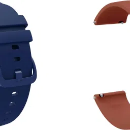 ACM Pack of 2 Strap Silicone Color Hook for Dizo Watch D Plus Dw32101 Smartwatch 2945280 mm Silicone Watch Strap-image-42