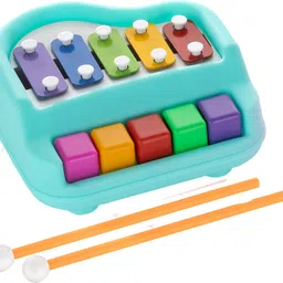 tenmar Xylophone 2-in-1 Premium Piano 5 Key Scale Musical Toy For Kids - 139-picture-11