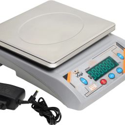 GVC 30Kg Counter Rechargeable Weight Machine with Stainless Steel Top for Shop, Home Weighing Scale-20