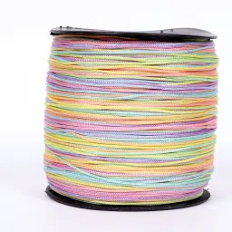 1 MM Thickness Nylon Macrame Thread Cord Gop Dori for Jewellery Making, Bags, Purse and Many Other DIY Crafts (Weight : 200 Grams | Colour : Light Multi Colour )-image-38