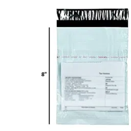 Tamper Proof Courier Bags Plain Pouches with POD, 6*8 inches, Pack of 25 pcs Security Bag-91