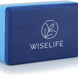 Blue Grey Pro Yoga Block | Yoga Brick , High Density Premium TPE Foam Material- Yoga Blocks-picture-0