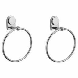 towel ring brass straw towel holder stand set of 2 silver Towel Holder-image-78